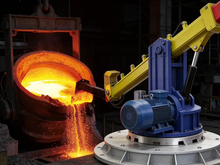 钢水扒渣、铁水扒渣机